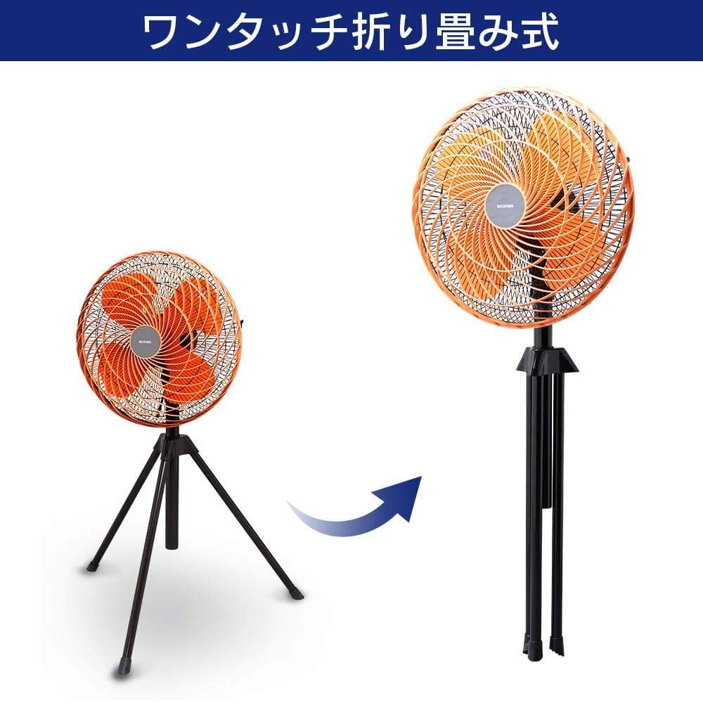 Amazon.co.jp: アイリスオーヤマ 工業扇風機 スタンド式 三脚 KF